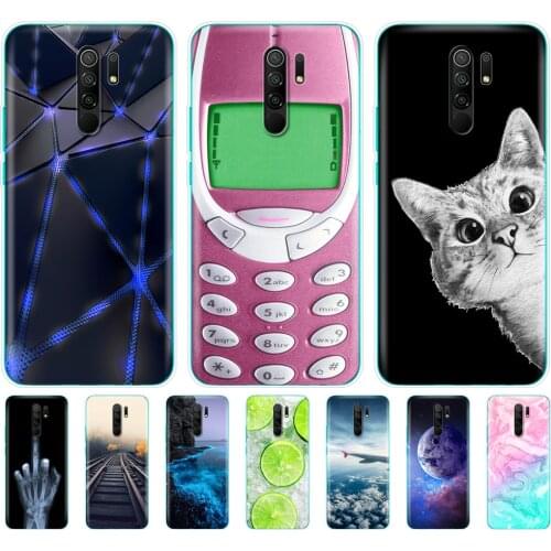 For xiaomi redmi 9 Cases Silicon Back Cover Phone Case For redmi 9 Soft Case 6.53 inch etui coque bumper shockproof protective
