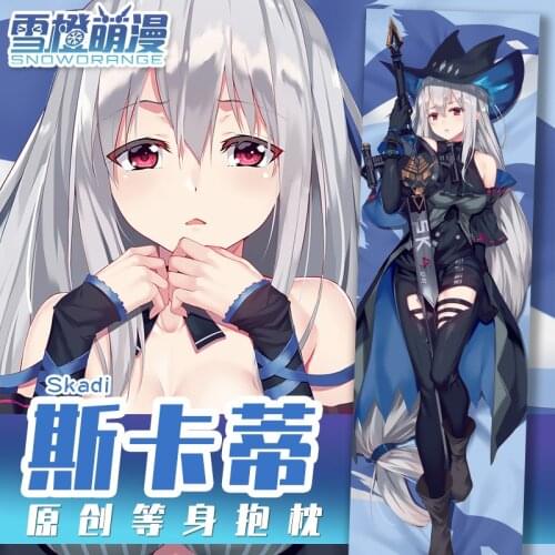 Anime Game Arknights Skadi Sexy Girl Dakimakura Hugging Body Pillow Case Cover Pillowcase Cushion Bed Linings Xmas Gifts New XC