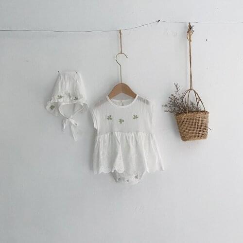 Baby Girls Romper Summer Floral Princess Baby Clothes Lace Sunsuit For Girls Jumpsuit Sleeveless Infant Playsuit Toddler Outfits