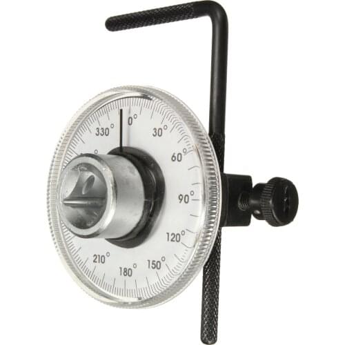 Torque gauge Adjustable Driver Torque Angle Gauge Auto Garage Tool Set 360 Degree Scale for Hand Tools Wrench Repair tool