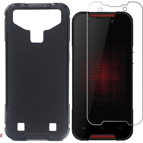 For Cubot Quest 5.5" Case Cover + Screen Protector Tempered Glass Protective Film For Cubot Quest