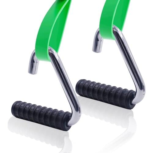 Resistance Bands Metal Handles Weightlifting Workout Pull Up Assistance Handle with TPE Grip for Gym Home Fitness Accessories