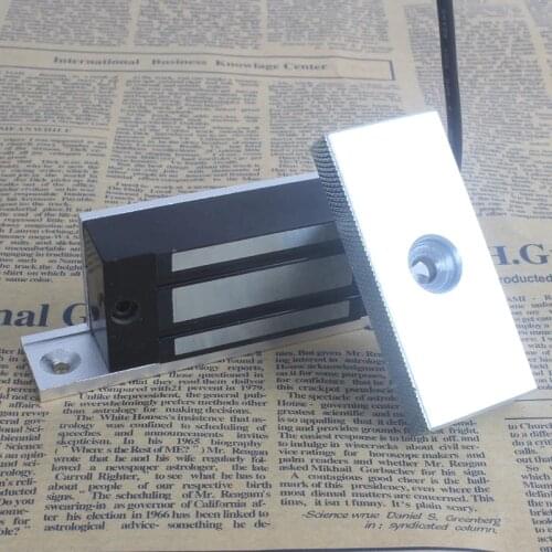LPSECURITY with bracket solenoid electro magnetic locks for cabinet locker smaller door 60kg pulling force 12VDC