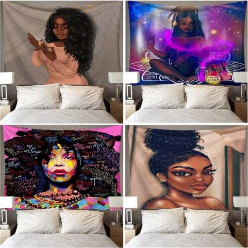 Fuwatacchi Sex Ladys Picture Print Tapestries Wall Hanging Bedspread Carpet Bohemian Beach Mat Home Art Decor Blanket Tapestry