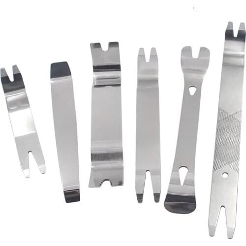 Car Disassembly Tool Removal Pry Door Clip Bar Panel Interior Clip Rocker Crowbar Panel Dash Radio Repair for Car Accessories