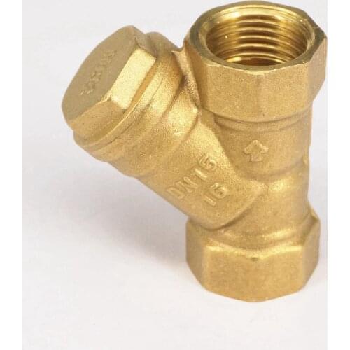 1/2" BSPP Female Brass Y Strainer Filter Valve Pressure Washer Jet Air Conditioner