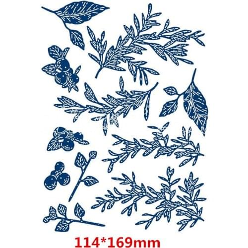 Wild Holly Leaf Metal Cutting Dies Stencil for DIY Scrapbooking Embossing Photo Album Decoration Paper Card Craft Die Cut