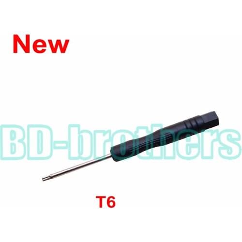 New Arrived Black T6 Screwdriver Torx Screw Drivers Key Tool for Computer Hard Drive Samsung Nokia Moto Phone Repair 3000pcs/lot