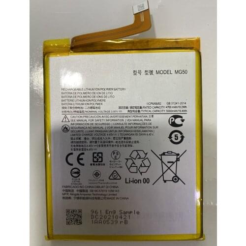 New Battery 5000mAh MG50 High Quality Battery For Motorola Moto MG50 Mobile Phone Batteries