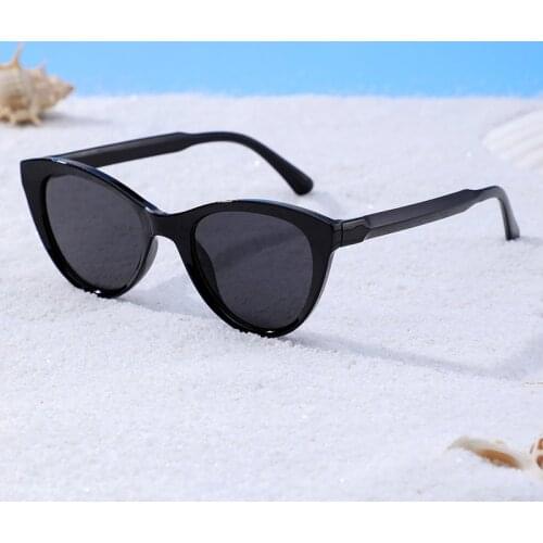Wholesale Sunglasses For Women Men Classic Cat Eye Black Frame Sun Glasses Female Coated Eyewear Oculos De Sol Feminino UV400