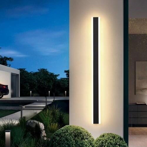 Rectangle Indoor Outdoor Wall Lamps Garden Villa Porch Sconce mirror light AC220V Bedroom Bedside wandlamp Lighting Fixture