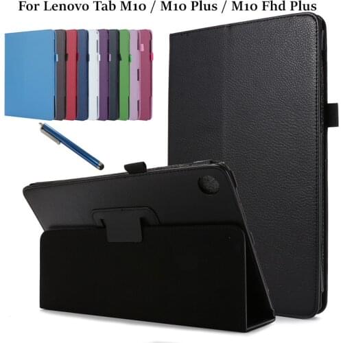 For Lenovo Tab M10 FHD Plus 10 3 Case TB-X606F TB-X606X 2020 Cover Folding Stand Funda For Lenovo Tab M10 M 10 Plus Case Coque