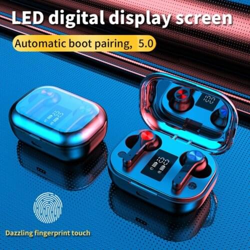 TWS T28 Wireless Earphones Bluetooth 5.0 Waterproof Mini In-ear Earbuds Noise Reduction Sport Headsets for Xiaomi