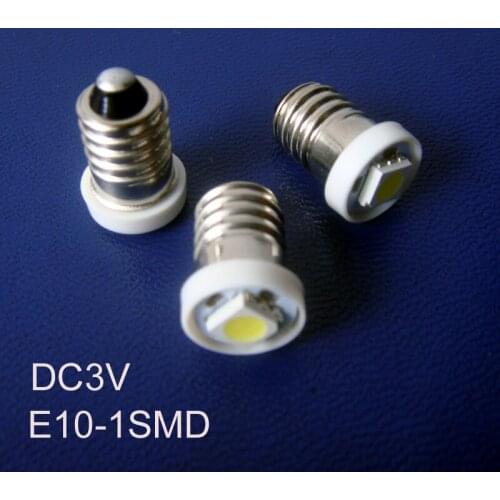 High quality DC3V E10 Led Bulb Lamp Light,E10 Led Signal Light,Led Instrument Light,Led Warning Light free shipping 1000pcs/lot
