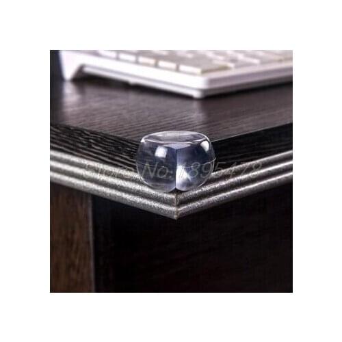 1000PCS Baby Transparent Spherical Collision Corner Protection Infant Collision Angle Furniture Edge Table Protective Soft PVC