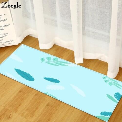 Zeegle Rug Decoration Home Living Room Carpet Anti Slip Absorbent Bedside Carpet Mat Rectangle Kitchen Carpet Kids Room Area Rug