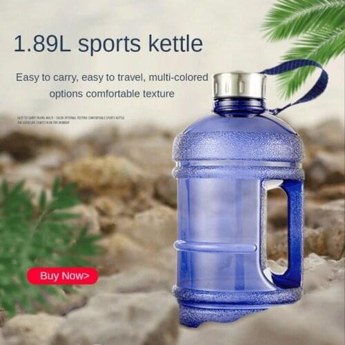 1.89L Capacity Water Bottle with Handle Outdoor Drinking Glass Fitness Running Portable Water Bottle Gym Plastic Sports Bottles