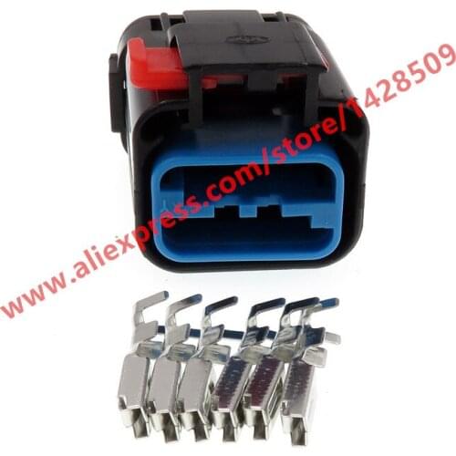 20 Sets 6 Pin Automotive Cable Wiring Harness Connector Female Plug With Pins Terminals 54200610