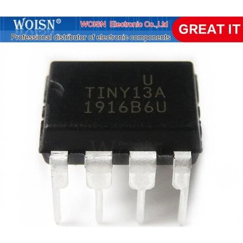 1pcs/lot ATTINY13A-PU ATTINY13A ATTINY13 13A-PU DIP-8 In Stock
