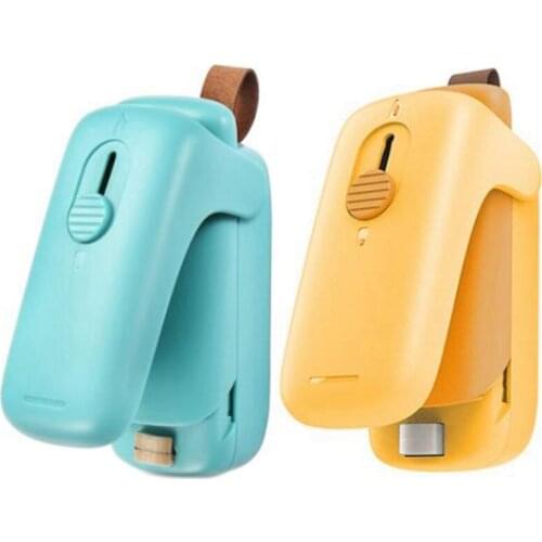 Mini Bag Sealer,2 in 1 Portable Sealer Cutter,Heat Sealer for Vacuum Sealer Bags,Household Handheld Machine 2PCS