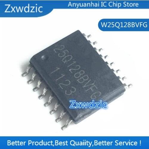 5pcs W25Q128BVFG SOP-16 25Q128 W25Q128BVFIG W25Q128 25Q128BVFG SOP16