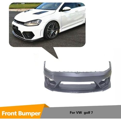 Auto Car Front Bumper Body kits for Volkswagen VW Golf 7 2014 2015 2016 2017 Front Bumper LiP Chin Spoiler