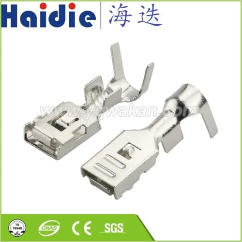 Free shipping 50pcs auto wire terminal for elcetric connector, G541 crimp loose pins loose terminals DJ624C-D6.3D