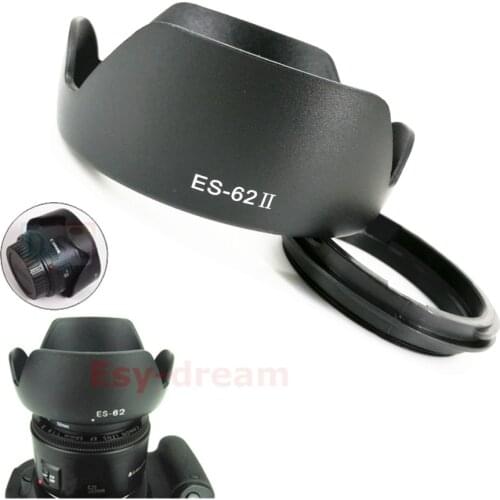 Flower Petal Lens Hood Replace ES-62 ES62 II for Canon EF 50m f/1.8 II / EF-S 50mm f1.8 IS USM / EF 50m f1.8