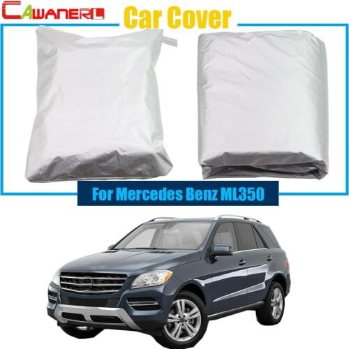 Cawanerl Car Cover Anti UV Sun Shield Snow Sun Rain Resistant Cover Dustproof For Mercedes-Benz ML ML350 High Quality
