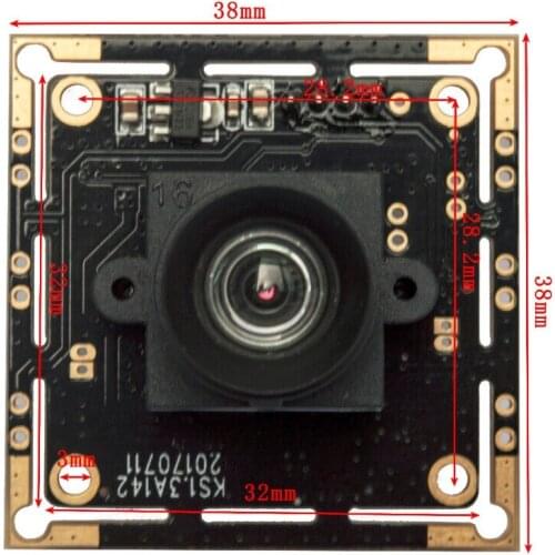 1.3MP USB2.0 IR-cut AR0130 face recognition camera module|Low MPillumination infrared surveillance camera