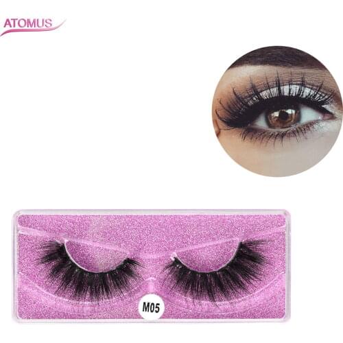 Makeup Tool Mink Eyelashes 100% Cruelty free Handmade 3D Mink Lashes Full Strip Lashes Soft False Eyelashes Makeup Lashes