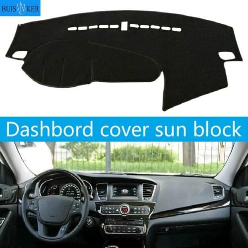 Dash Mat Pad Carpet Dashmat Sun Shade Pad Car Styling For Kia Cadenza K7 Car Dashboard Cover 2010 2011 2012 2013 2014 2015 2016