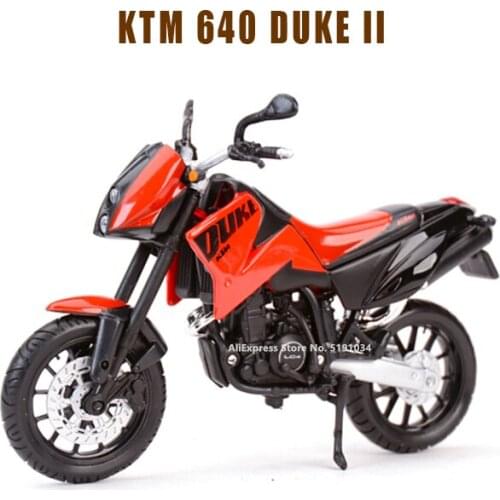 Maisto 1:18 Hot New Products KTM 640 DUKE II 690 DUKE original authorized simulation alloy motorcycle model toy car Collecting