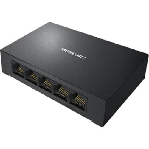 Steel/Metal Cabinet, Mini 5 Ports 1000Mbps Gigabit Ethernet Switch, 10/100/1000Mpbs Ethernet Network Switch, Hub LAN,Full-duplex
