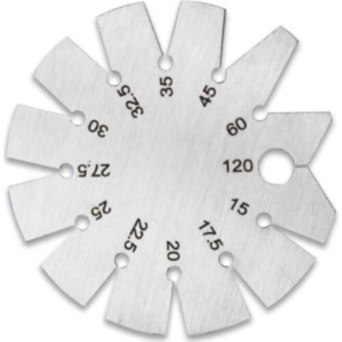 Stainless Steel Bevel Gauge Angle Protractor Range 15 Degree -120 Degree Gage Tools