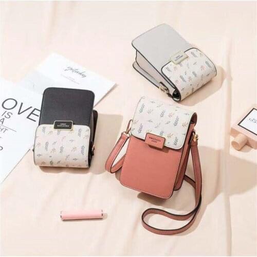 2020 New Fashion Design Candy Color Ms. Mobile Phone Bag Fashion Small Coin Purse Women Buckle Shoulder Bag Mini Messenger Bag