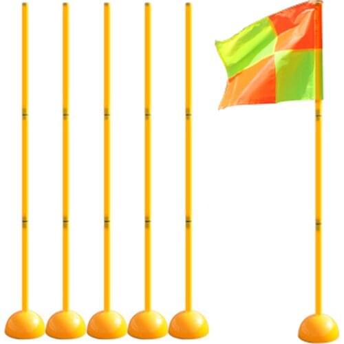 New Water Injection Base Football soccer Door Pole Flag Logo Bar Training Equipment Sign Obstacle Marker Rod top quality