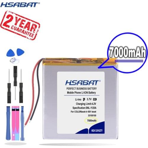 New Arrival [ HSABAT ] 7000mAh 32100100 Battery for COLORbook tr 801 texet TM-7858 lrbis TZ 82 7 inch 8 inch 9inch 33100100
