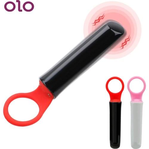 OLO G-spot Dildo Vibrator Bullet Vibrator Female Masturbator AV Stick Clitoris Stimulator 12 Speed Sex Toy for women