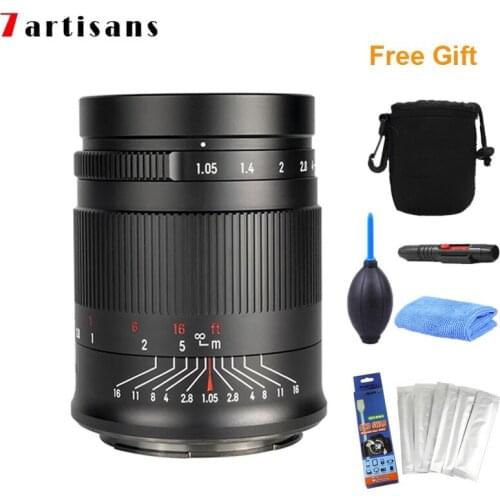 7 artisans 50mm F1.05 full-frame large-aperture portrait lens for Sony E/Canon eos-R/Ninkon Z