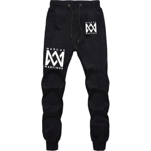 Casual Marcus&martinus Pattern Unisex Pants Jogger Fitness Long Trousers Men women Sports Breathable Pants Drawstring Sweatpants