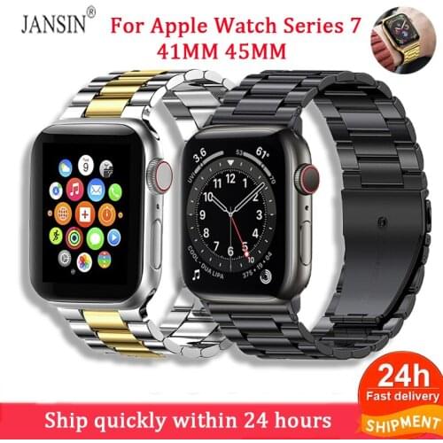 Stainless Steel Watchband For Apple Watch Band 38MM 42MM Correa Bracelet 44MM 40MM Metal Sport Strap For iWatch SE/6/5/4/3/2/1