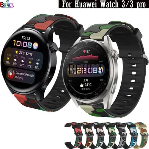 WatchBand For Huawei Watch 3 pro / GT 2 pro / Honor Magic 2 / Honor GS Pro Strap Bracelet Sport Silicone Accessories wristband