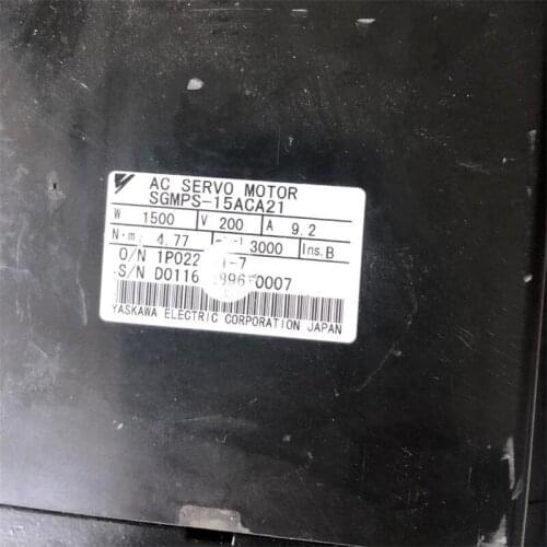 Used Tested Working SGMPS-15ACA21 AC SERVO MOTOR