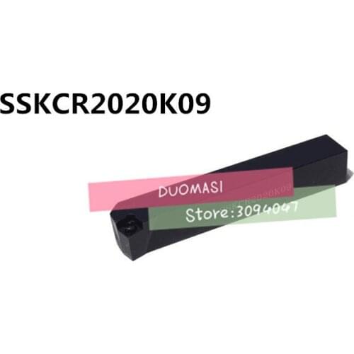 SSKCR2020K09 20*20*125MM Metal Lathe Cutting Tools Lathe Machine CNC Turning Tools External Turning Tool Holder S-Type SSKCR/L