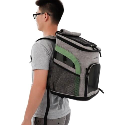 New Dog Bag Breathable Dog Puppy Backpack Large Capacity Cat Carrying Bag Portable Outdoor Travel Pet Carrier Pet Supplies
