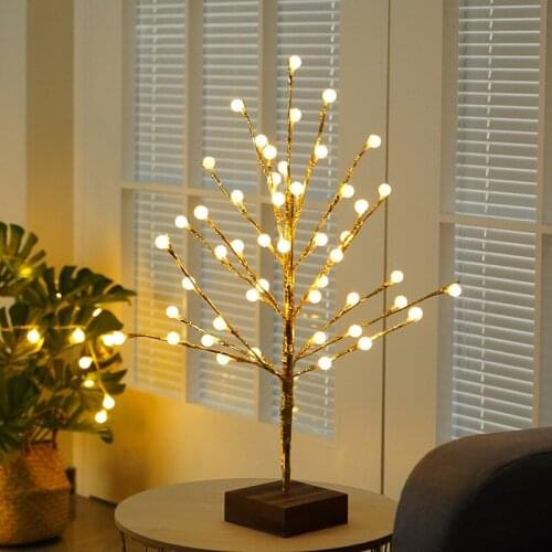 Tree lights led lanterns bedroom room decoration lights home furnishings flower tree cabinets creative luminous branch lights