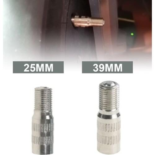 25Mm 39Mm Tire Valve Nozzle Extension Screw On Valve Stem Extender Adapter Replacement Parts for Xiaomi M365 / Pro Scooter