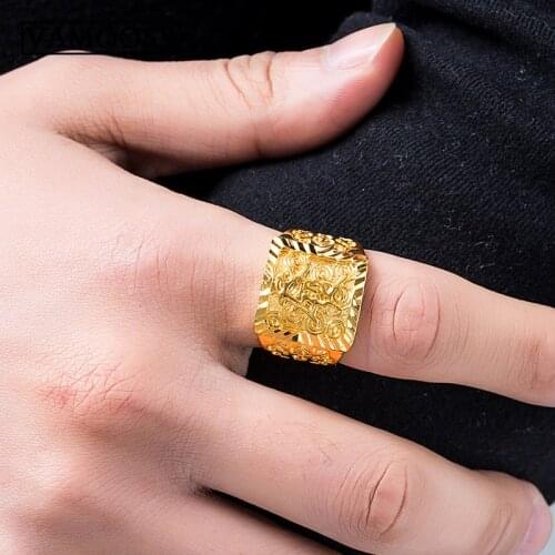 VAMOOSY Gold Rings For Men