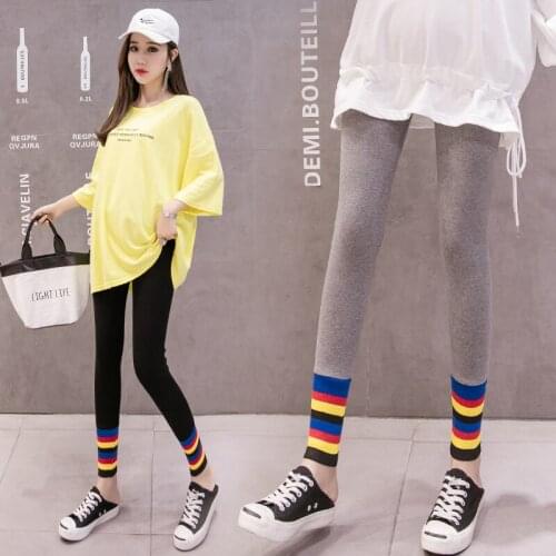 Pregnant women bottom pants thin down pants fashion early pregnancy low waist tide mother spring and autumn Leggings